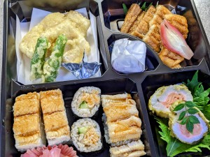 天然アナゴたっぷり弁当