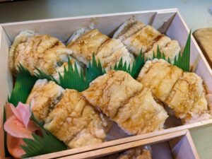 穴子のにぎり寿司一折り